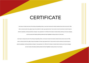 Template Certificate Design