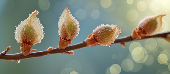 Allergenic source: poplar seed pods.