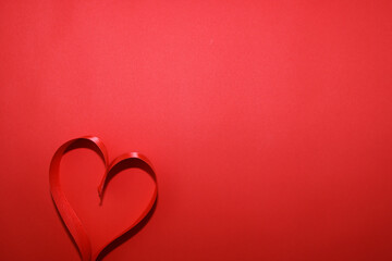 背景_ハート_レッド