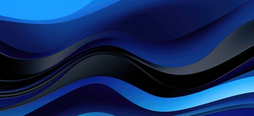 A visually striking photo captures an abstract blue background featuring captivating wavy lines.