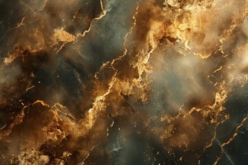 Mesmerizing golden luxury abstract artwork