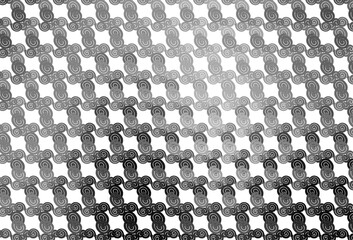 Fototapeta premium Light Silver, Gray vector pattern with bubble shapes.