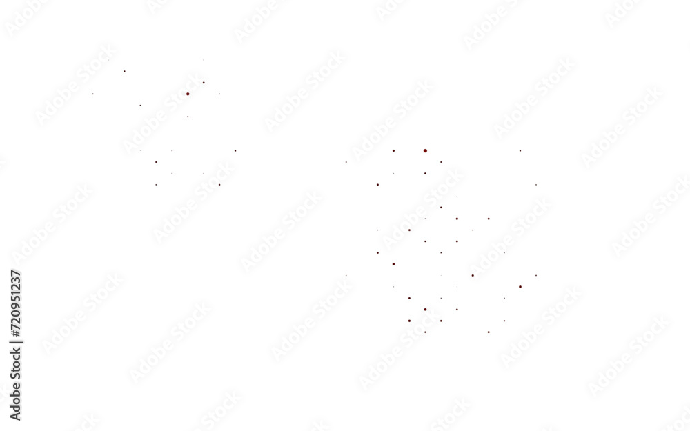 Poster light red vector texture with disks. blurred decorative design in abstract style with bubbles. desig