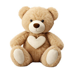 Plush teddy on transparency background PNG