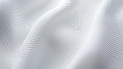 Abstract Texture of a White Sports Jersey AI Generated