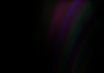 Dark Black vector template with lava shapes. Creative illustration in halftone marble style with gradient. The best blurred design for your business.