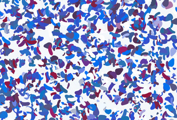 Light Blue, Red vector template with memphis shapes.