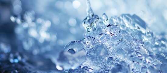Ice melts, water becomes cool, refreshing