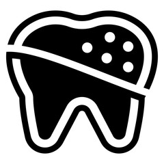 Dental cavity icon