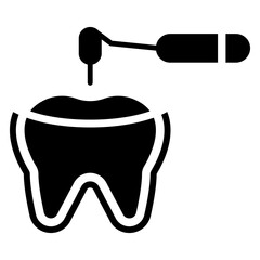 Tooth filling icon