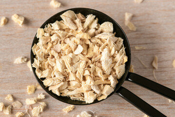 Minced Ginger Root in a Teaspoon