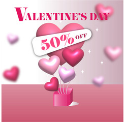 Valentine's Day Discount event