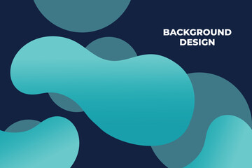 Colorful background template banner with gradient color. Design with liquid shape. Abstract background. Minimal geometric light background design.