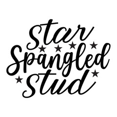 Star Spangled Stud Svg Cut File
