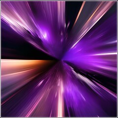 Vibrant cosmic explosion, purple nebula on black backdrop, digital art, 3D render5