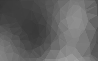Fototapeta premium Light Silver, Gray vector shining triangular background. Shining colored illustration in a Brand new style. The best triangular design for your business.