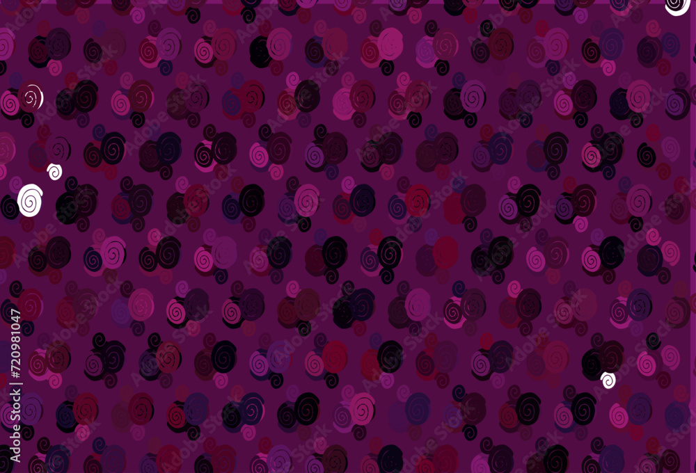 Poster light pink vector pattern with liquid shapes.