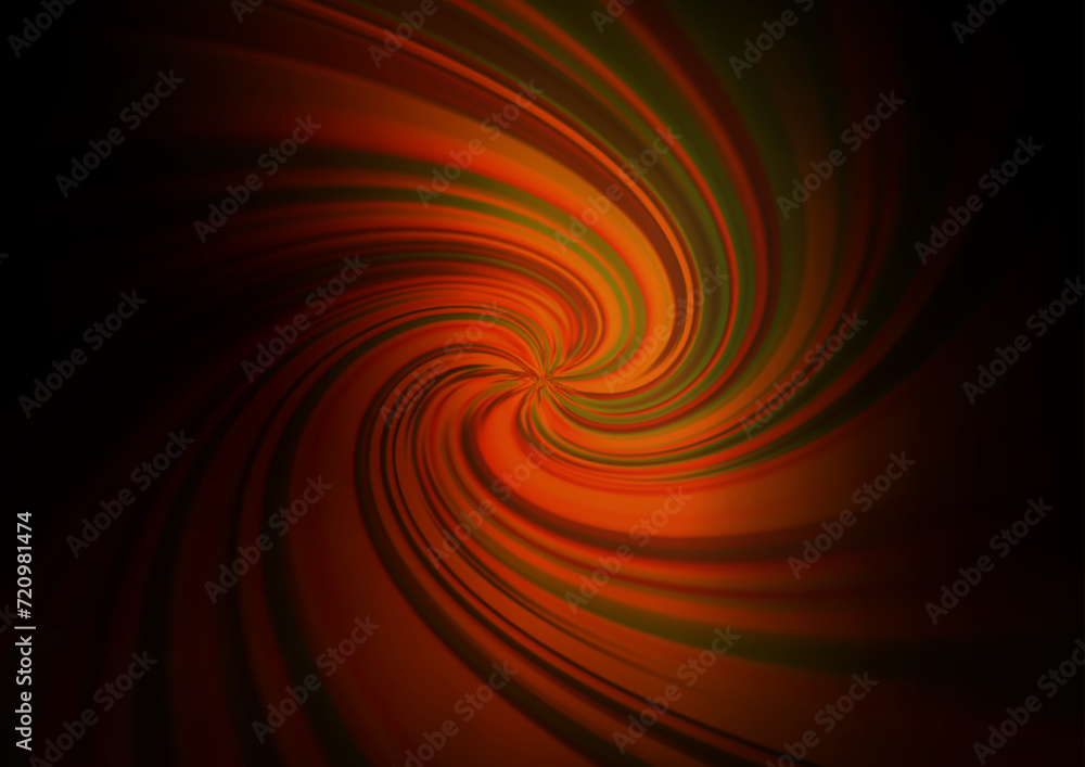 Poster dark yellow, orange vector glossy abstract background. colorful illustration in abstract style with 