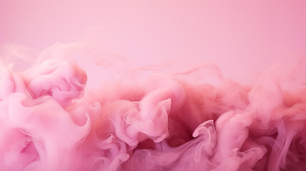 Abstract pink smoke on a light background