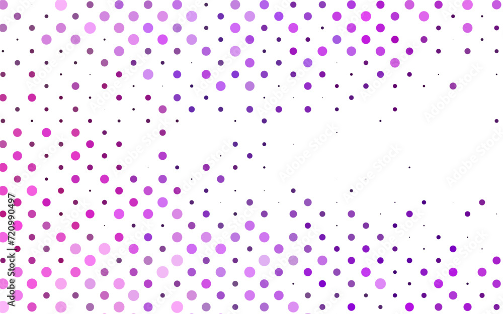 Poster light purple vector template with circles. beautiful colored illustration with blurred circles in na