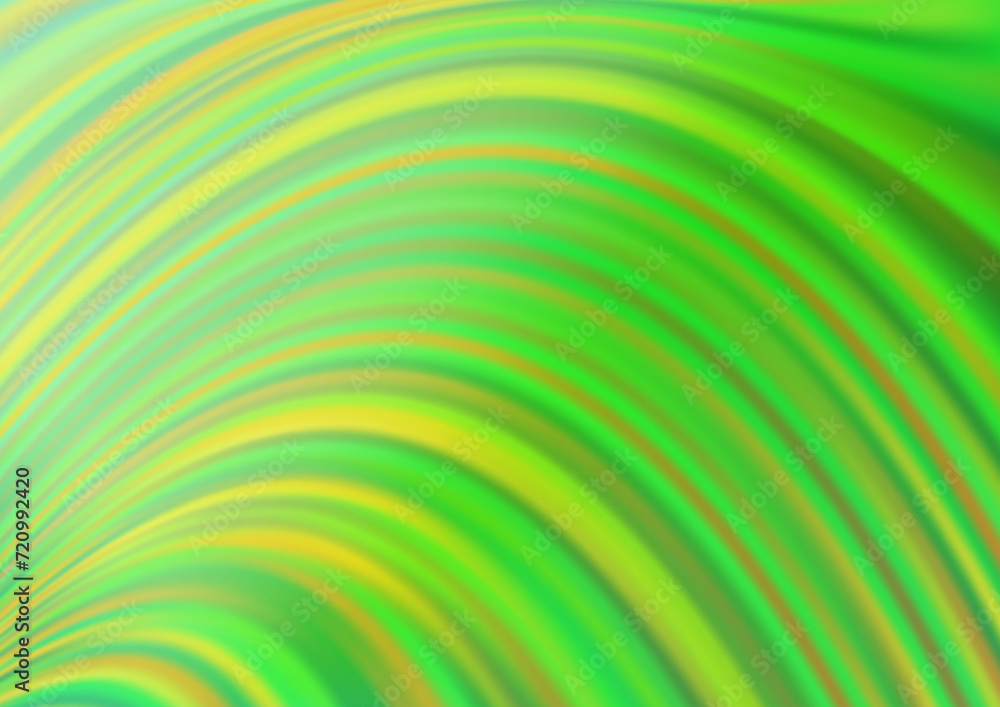 Poster light green vector pattern with bubble shapes. a sample with blurred bubble shapes. textured wave pa