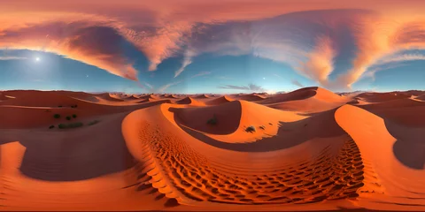 Poster desert panorama 006 Sunset © Moris