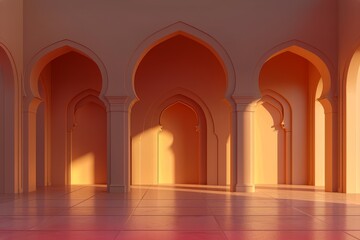 Eid Al Fitr minimalistic backdrop for your project