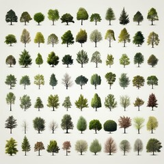 50 Text-to-Image Prompts with Different Forest Trees AI Generated