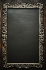 Vintage Chalkboard Frame with Arrows AI Generated