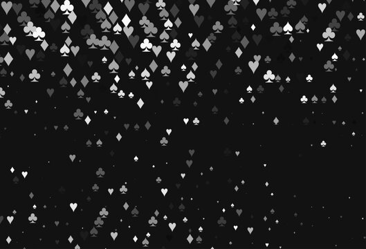 Light Silver, Gray vector layout with elements of cards.