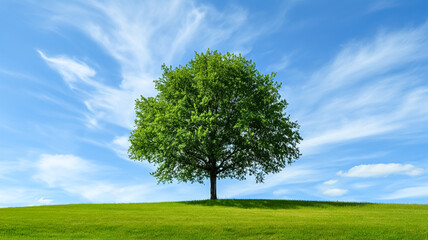 Fototapeta na wymiar beautiful tree in beautiful clear sky