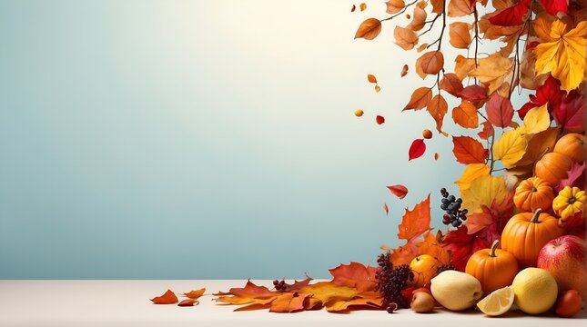 autumn leaves on the background, autumn leaves border, autumn leaves frame, atumn background for design, autmn banner design