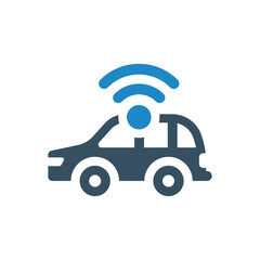 wifi car icon vector illustration