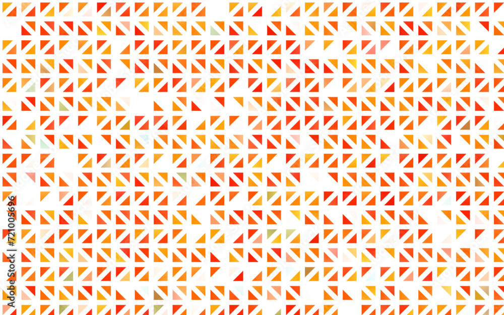 Poster light orange vector cover in polygonal style. illustration with set of colorful triangles. pattern c