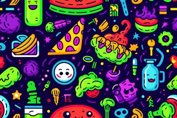 Obraz premium Abstract seamless pattern background. Modern stylish abstract texture. Abstract simple seamless pattern. Vintage seamless pattern. Light modern simple wallpaper. Trendy minimalist seamless pattern.