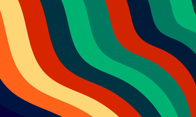 dynamic parallel wave pattern colorful stripes background