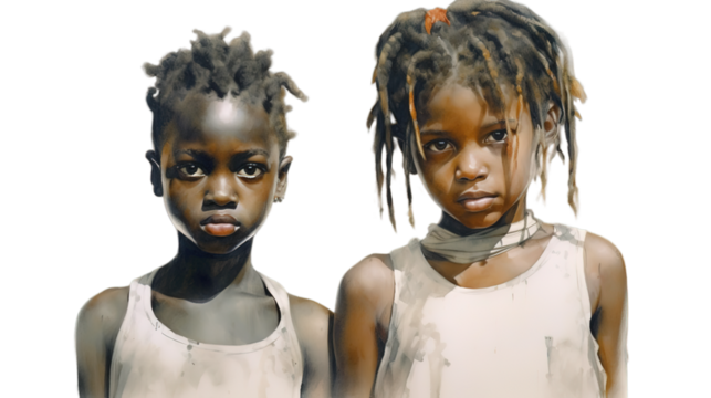 Black History Month isolated on transparent background, Generative ai.