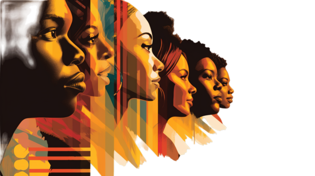 Black History Month isolated on transparent background, Generative ai. - Powered by Adobe