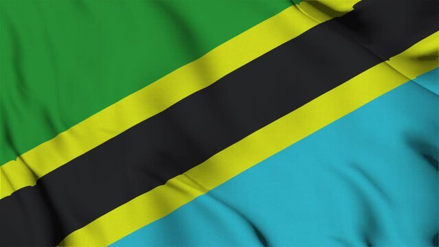 waving flag tanzania