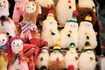 bolivian aymara llama artisanship in the city of la paz