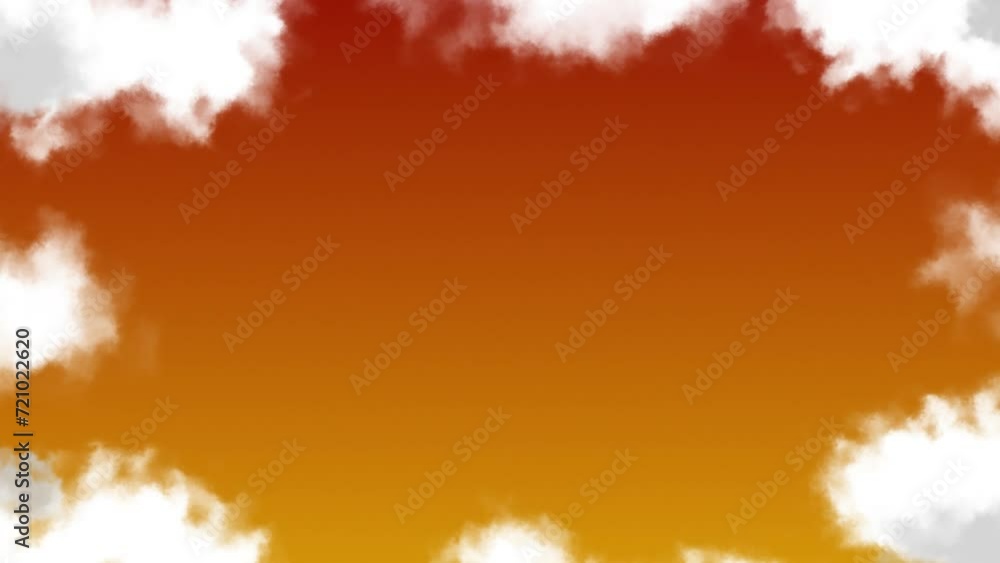 Poster soft and dreamy cloud sky background animation motion graphics visual pattern weather nature colour 