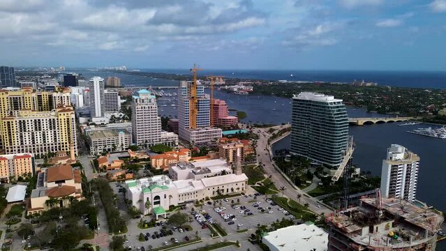 West Palm Beach Intracoastal Drone Video