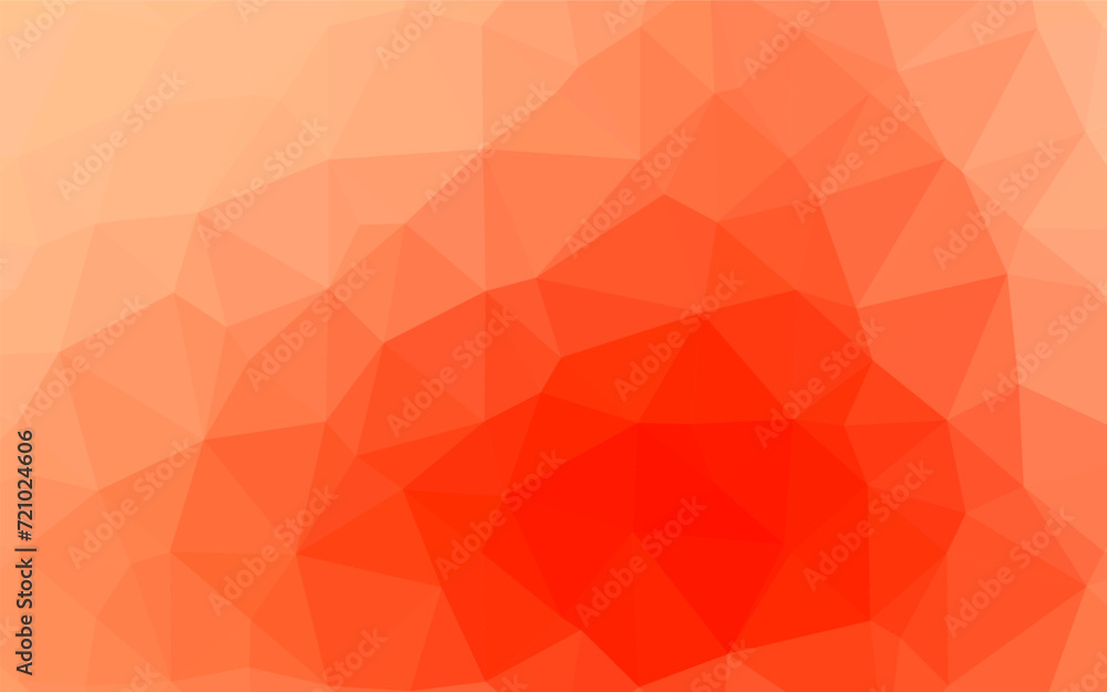 Poster light red vector low poly layout. glitter abstract illustration with an elegant design. template for