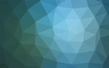 Dark Blue, Green vector polygon abstract layout. Shining colored illustration in a Brand new style. Elegant pattern for a brand book.