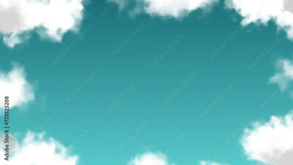 Poster soft and dreamy cloud sky background animation motion graphics visual pattern weather nature colour 