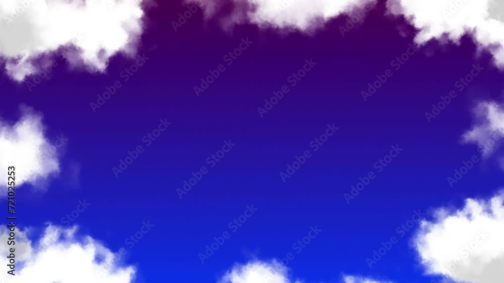 Poster soft and dreamy cloud sky background animation motion graphics visual pattern weather nature colour 