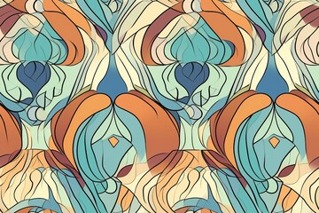 Abstract seamless pattern background. Modern stylish abstract texture. Abstract simple seamless pattern. Vintage seamless pattern. Light modern simple wallpaper. Trendy minimalist seamless pattern.