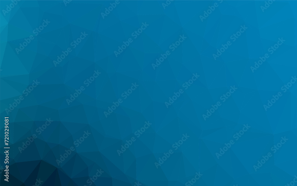 Poster dark blue vector shining triangular background. triangular geometric sample with gradient. brand new