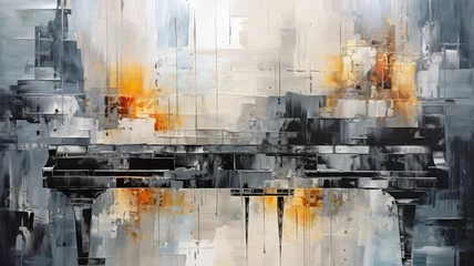 Fotobehang abstract piano background © senadesign