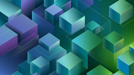 Green, blue, and purple abstract background vector presentation design. PowerPoint and Business background.
